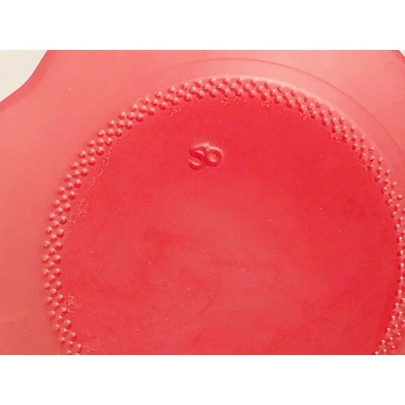 VINTAGE LAMPE BERGER PARIS RED FROSTED  GLASS  FRAGRANCE LAMP W CATALYTIC BURNER - Picture 8 of 11